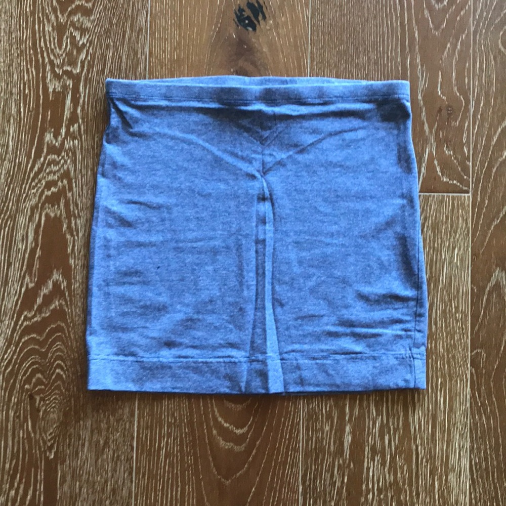 Simple striped pencil skirt